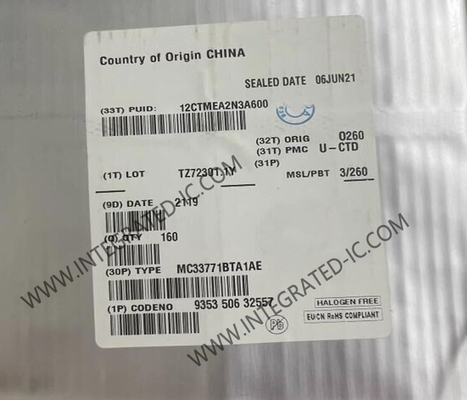 Circuito integrato MC33771BTA1AE, controller IC per celle batteria Li-Ion a 14 canali