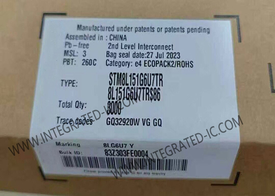 Microcontrollore STM8L151G6U7TR MCU a 8 bit 16MHz STM8L EnergyLite IC Microcontrollore 28-UFQFPN