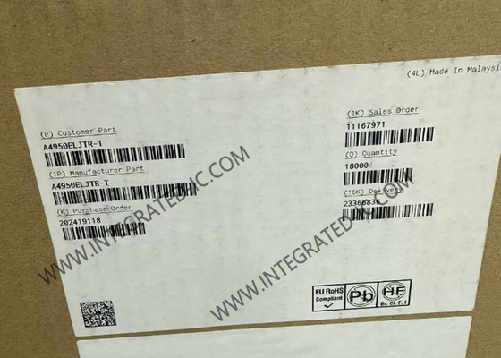 Circuito integrato A4950ELJTR Chip Driver Motore PWM DMOS Full-Bridge 8-SOIC