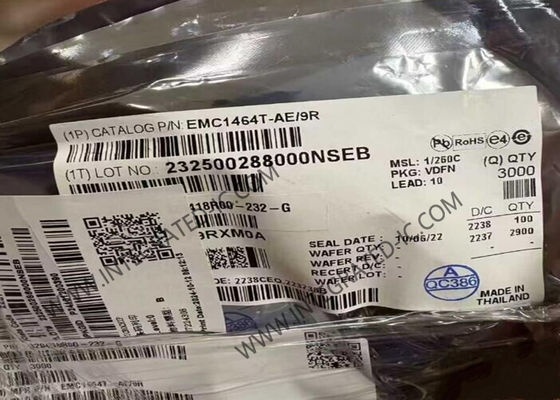 EMC1464T-AE/9R Sensore IC Alta precisione 4 canali SMBus Sensore di temperatura