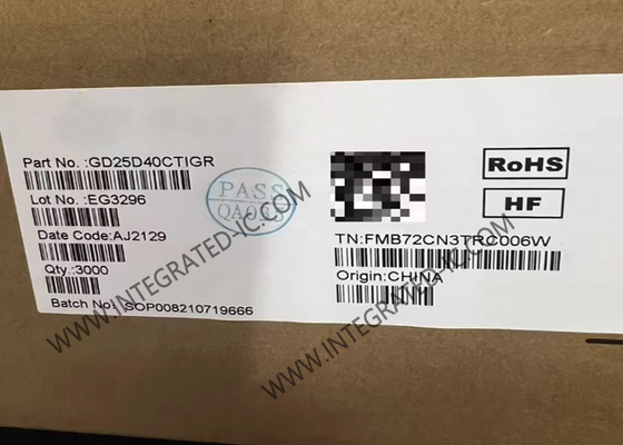 Chip IC di memoria GD25D40CTIGR 4Mbit SPI NOR Flash Memory SOP-8 Serial Flash Memory