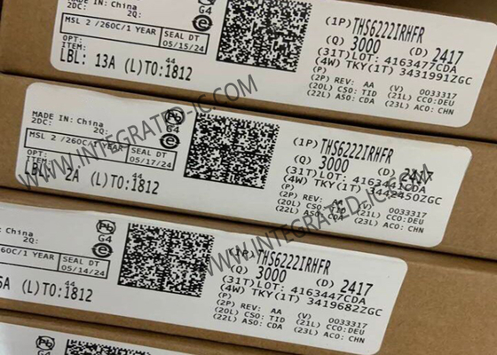 THS6222IRHFR Amplificatore a circuito integrato a chip differenziale con driver di linea VQFN24