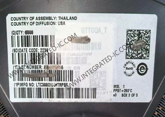Circuito integrato LTC3880IUJ, controller DC/DC step-down a due uscite PolyPhase
