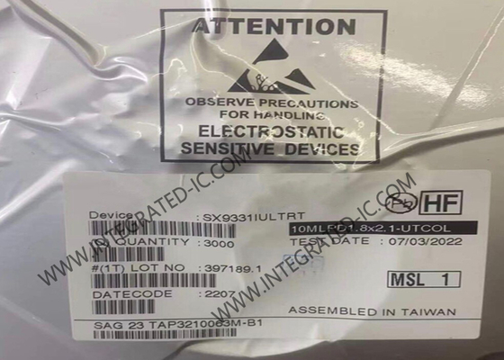 SX9331IULTRT Sensore IC ad alte prestazioni, piccolo sensore capacitivo a 5 canali