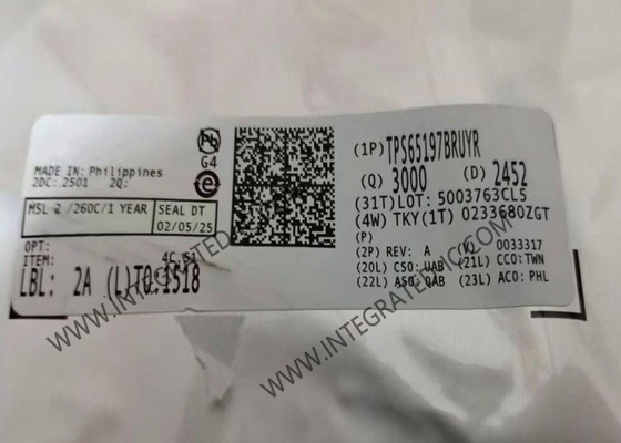 Circuito integrato TPS65197BRUYR, level shifter a 8 canali, WQFN28