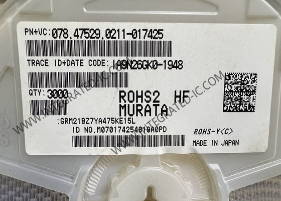 GRM21BZ7YA475KE15L Chip di circuito integrato 4.7μF Chip condensatori ceramici multilivello