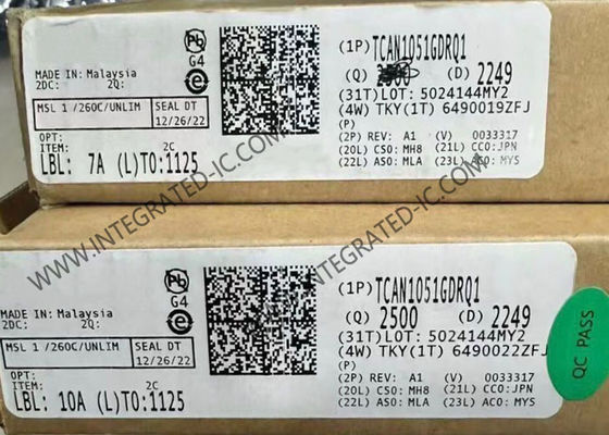 Chip di circuito integrato TCAN1051GDRQ1 Trasmettitore CAN per automobili a 5 Mbps