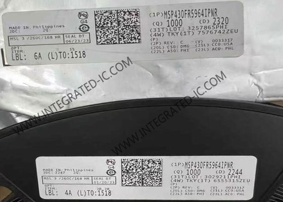 Microcontrollore MCU MSP430FR5964IPNR 256KB FRAM Microcontrollore a 16 bit LQFP80