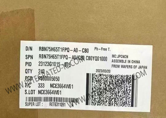 RBN75H65T1FPQ-A0 Chip a circuito integrato 650V 75A Transistor IGBT Trench TO-247-3