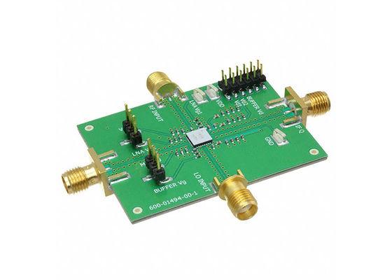 EV1HMC8108LC5 Scheda di valutazione convertitore a basso rumore da 9 GHz a 10 GHz per soluzioni integrate
