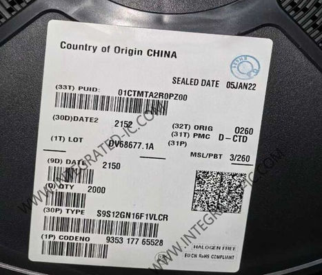 S9S12GN16F1VLCR Microcontrollore MCU a 16 bit HCS12 con velocità di 25 MHz e memoria di programma di 16 kB in pacchetto LQFP32