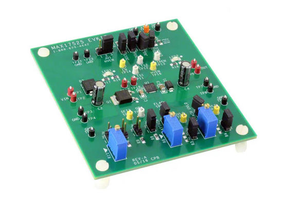 Scheda di valutazione limitatore di potenza regolabile ad alta precisione MAX17525EVKIT Embedded Solutions