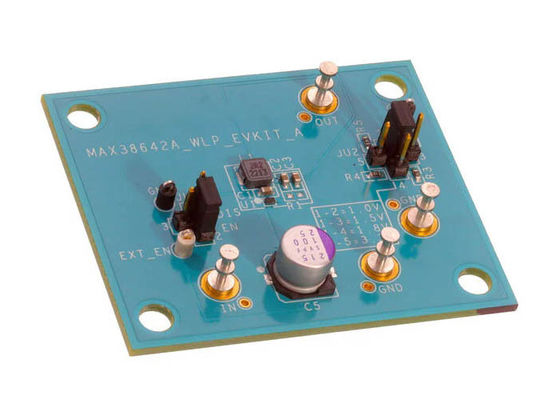MAX38642AEVK Soluzioni incorporate 350mA 1.8V nanoPower DC/DC Step Down Board di valutazione