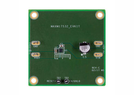 Scheda di valutazione Embedded Solutions MAXM17532EVKIT, modulo di alimentazione step-down Himalaya MAXM17532