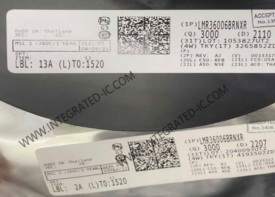 Circuito integrato LMR36006BRNXR Convertitore step-down sincrono con corrente di uscita 0,6A Frequenza di commutazione 1 MHz e tensione di ingresso da 4,2V a 60V