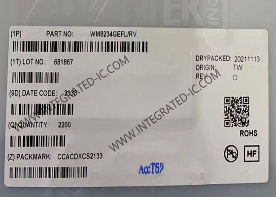 Circuito integrato WM8234GEFL/RV Digitizer Analogico Front-End a 16 bit IC 6 canali AFE