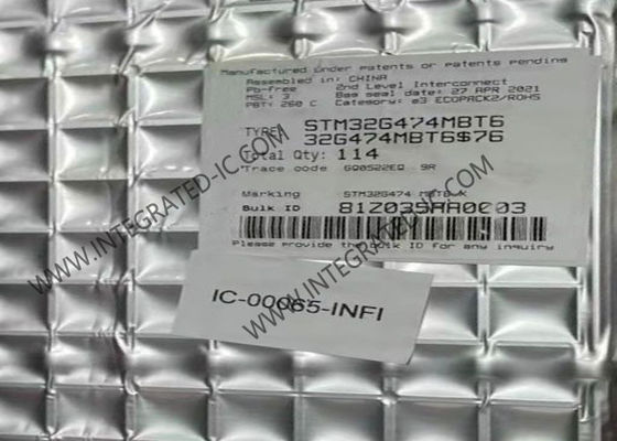 170MHz il microcontroller MCU STM32G474MBT6 ha incastonato il chip dei microcontroller LQFP80 IC