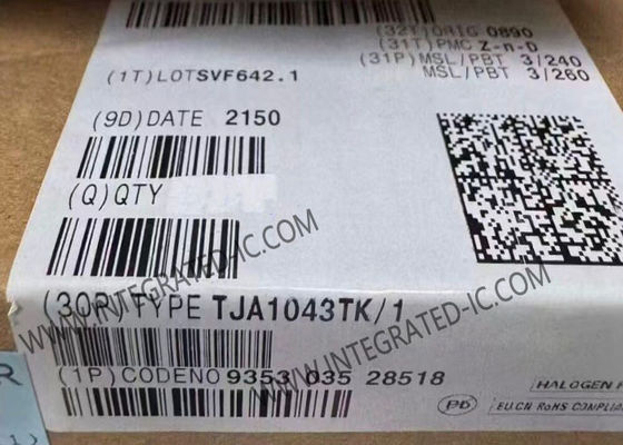 Chip a circuito integrato TJA1043TK ricetrasmettitore CAN ad alta velocità 5Mbps con package HVSON14 e conformità ISO 11898-2:2003