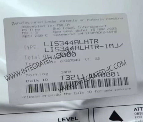LIS344ALHTR Sensore IC Accelerometro Capacitivo Lineare a 3 Assi a Basso Consumo con Uscita Analogica