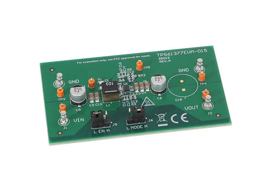 Scheda di valutazione del convertitore DC/DC step-down sincrono Embedded Solutions TPS61377EVM-015