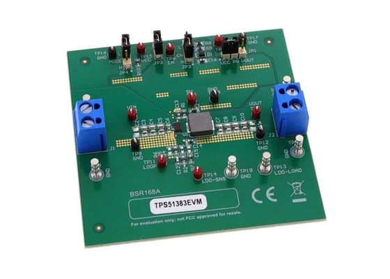 Scheda di valutazione del convertitore buck da 4,5 V a 24 V a 25 kHz per soluzioni integrate TPS51383EVM