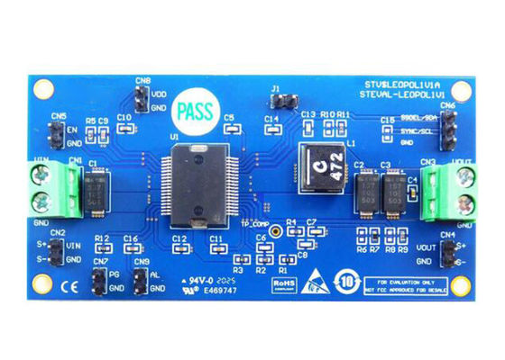 STEVAL-LEOPOL1V1 Soluzioni incorporate 5A Pannello di valutazione del regolatore monolitico di commutazione sincrona
