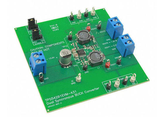 TPS54291EVM-431 Soluzioni incorporate 600 kHz Modulo di valutazione del doppio convertitore di buck sincrono