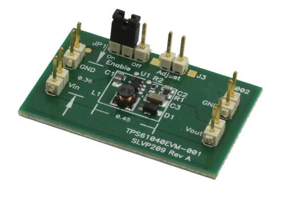 TPS61040EVM-001 Soluzioni incorporate 20mA Modulo di valutazione del convertitore da 3V a 5V