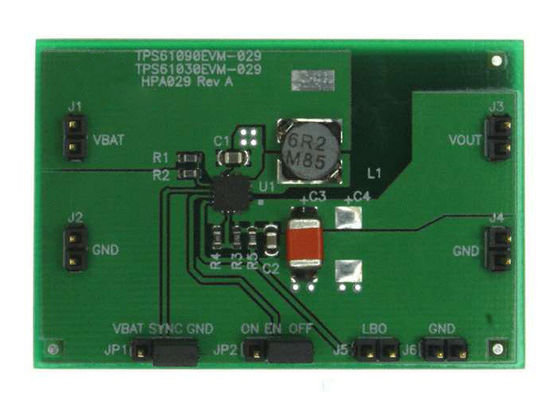 TPS61090EVM-029 Soluzioni incorporate 500mA 1.8V a 5.5V Step-Up Converter Board