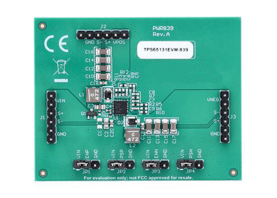 TPS65131EVM-839 Soluzioni incorporate Converter di rotaia a fune TPS65131 Modulo di valutazione