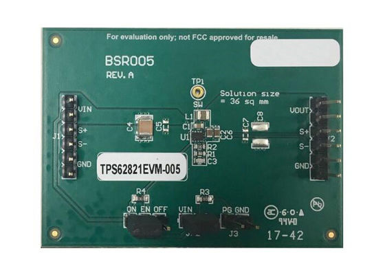TPS62821EVM-005 Soluzioni incorporate Modulo di valutazione DCS-Control TPS62821 Step Down Converter