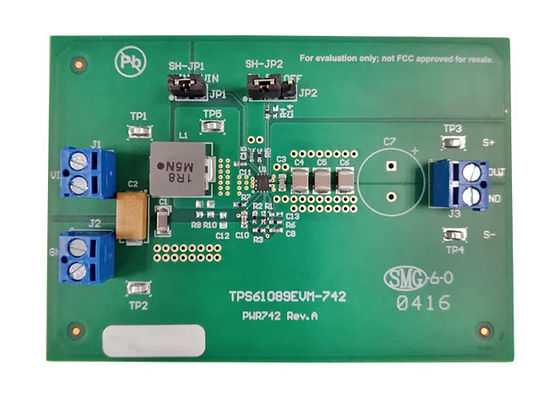 TPS61089EVM-742 Soluzioni incorporate 7A Modulo di valutazione del convertitore da 3V a 5V