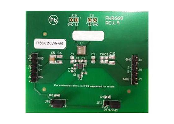 Modulo di valutazione del regolatore buck-boost a commutazione 4A TPS630250EVM-668 Embedded Solutions