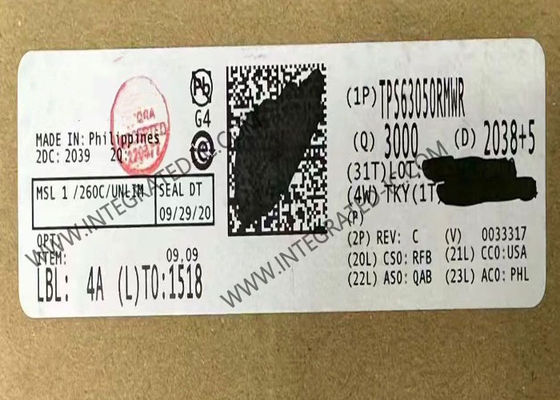 TPS63050RMWR Chip di circuito integrato Buck-Boost Converter con frequenza di commutazione di 2,5 MHz 1 A corrente di uscita e 365 uA corrente quiescente