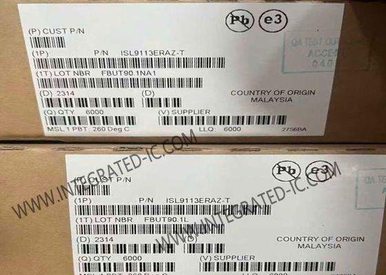 ISL9113ERAZ Convertitore di potenziamento sincrono a chip di circuito integrato da 0,8V a 4,7V Intervallo di tensione di ingresso 500mA Corrente di uscita e 20uA Corrente quiescente bassa