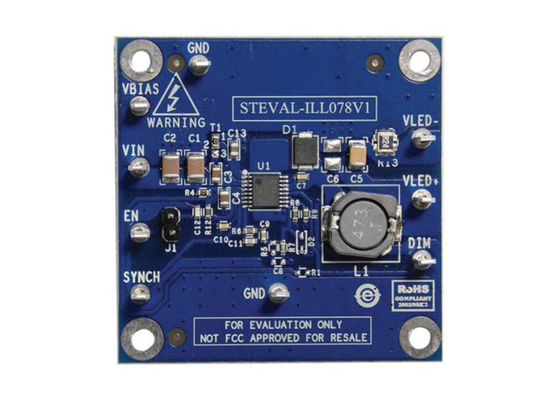 STEVAL-ILL078V1 Soluzioni incorporate LED6000 Buck LED Driver Evaluation Board