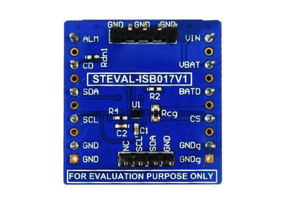 STEVAL-ISB017V1 Embedded Solutions Scheda di valutazione PMIC Indicatore di carburante OptimGauge STC3117