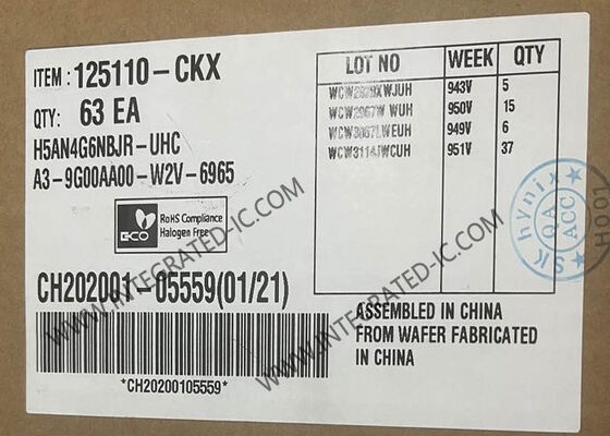 H5AN4G6NBJR-UHC Chip IC di memoria DDR SDRAM Memoria ad accesso casuale dinamico sincrona