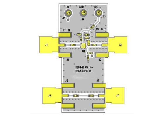 QPL9057EVB1 Embedded Solutions Ultra-Low Noise Flat Gain Amplifier Evaluation Board