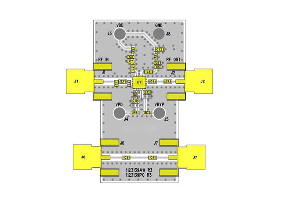 QPL9065PCB401 Scheda di valutazione LNA a due stadi bypass a bassissimo rumore per soluzioni embedded