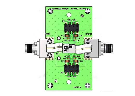 QPM6000EVB Embedded Solutions 8GHz a 14GHz X-Band Dual Channel Limiter Evaluation Board