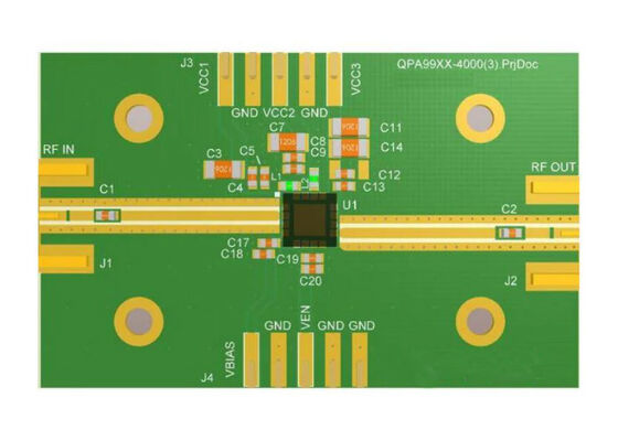 QPA9908EVB01 Scheda di valutazione amplificatore di potenza linearizzabile ad alta efficienza 4W per soluzioni integrate