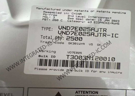 VND7E025AJTR Circuito integrato Chip Driver lato alto a doppio canale IC PowerSSO16