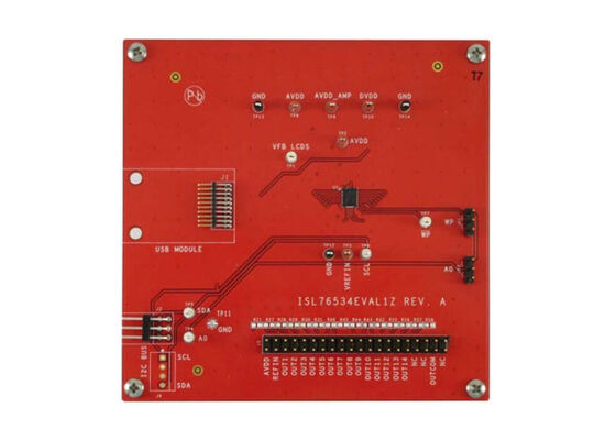 ISL76534EVAL1Z Soluzioni incorporate ISL76534 14 canali programmabile gamma buffer board di valutazione