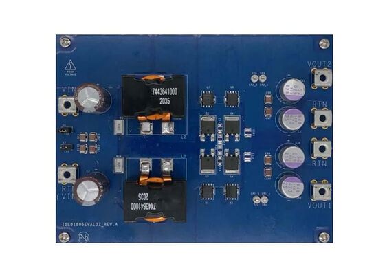 Scheda di valutazione del controller PWM duale boost sincrono 80V per soluzioni integrate ISL81805EVAL3Z
