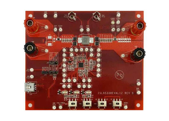 ISL95338EVAL1Z Soluzioni incorporate Bi-directional Buck-Boost Voltage Regulator Board