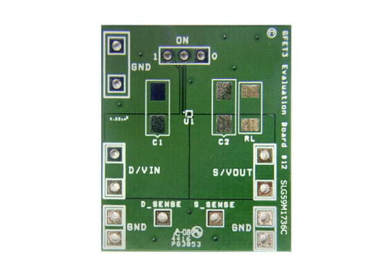 SLG59M1736C-EVB Soluzioni incorporate GreenFET Single-Channel Load Switch Board