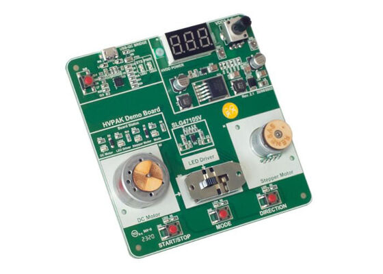 SLG47105V-DMO Embedded Solutions HVPAK Scheda dimostrativa per il controllo di motori DC/Stepper e LED SLG47105