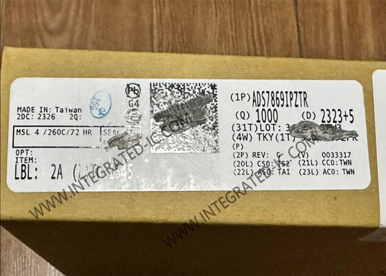 Circuito integrato ADS7869IPZTR Chip a 12 canali per il controllo analogico del motore Front-End con risoluzione a 12 bit e interfaccia digitale flessibile TQFP100