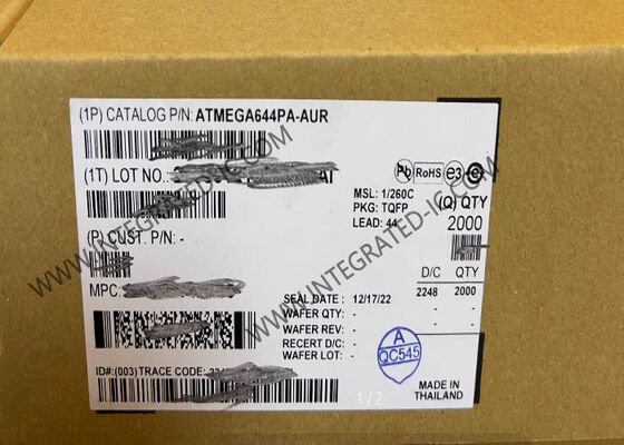 ATMEGA644PA-AUR Microcontrollore AVR MCU ad alte prestazioni e basso consumo 8-Bit 20MHz